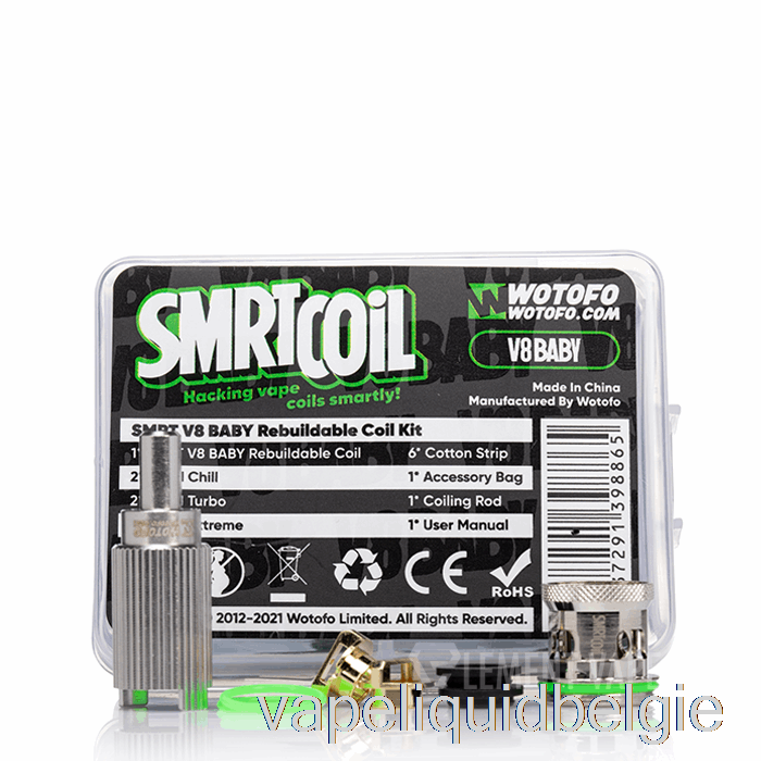 Vape Smaken Wotofo Smrt Herbouwbare Spoelkit [v8 Baby] Herbouwbare Spoelkit